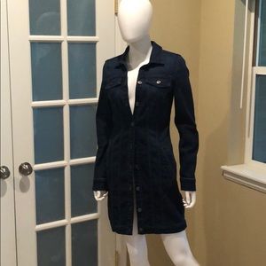 7 For All Mankind Jean Jacket Dress